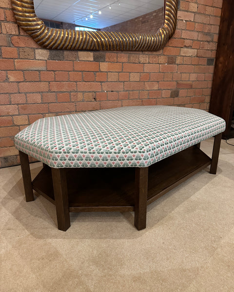 Annie Octagon Storage Ottoman In Any Fabric