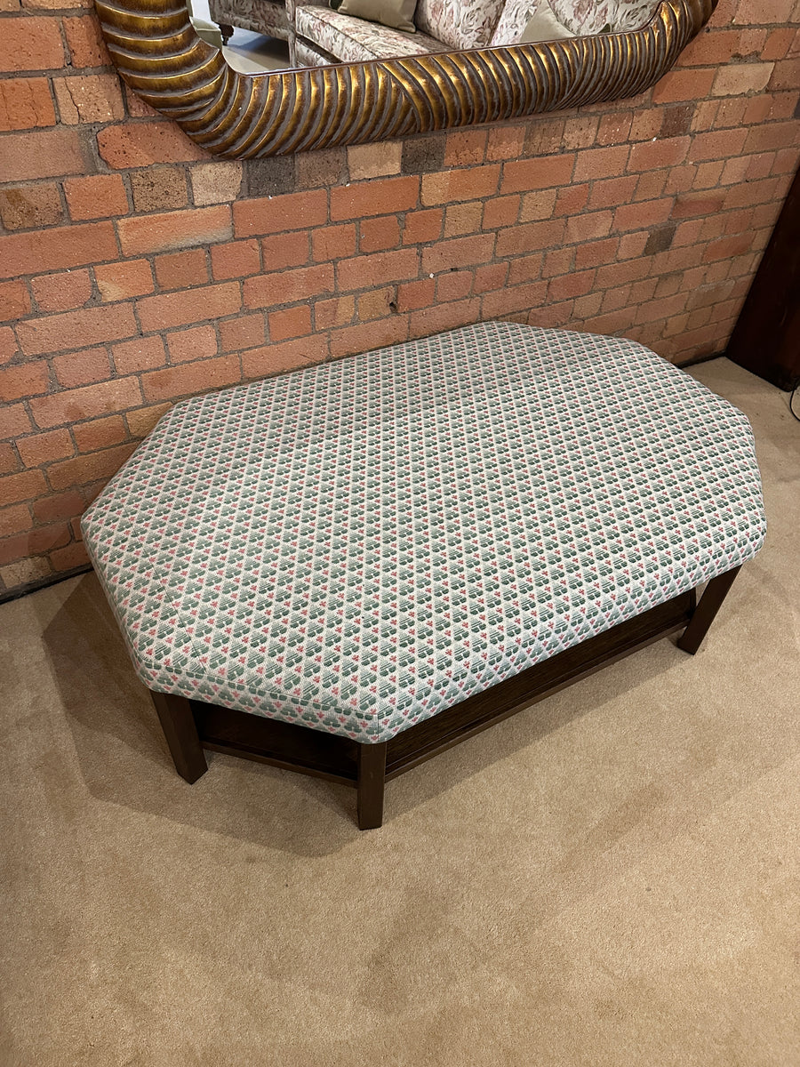 Annie Octagon Ottoman In Any Fabric