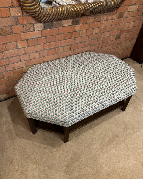Annie Octagon Storage Ottoman In Any Fabric