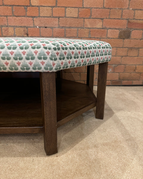 Annie Octagon Ottoman In Any Fabric