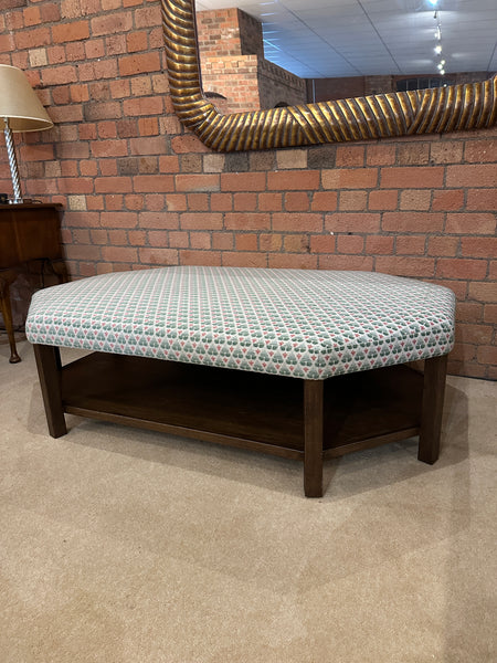 Annie Octagon Ottoman In Any Fabric