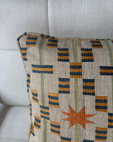 Lumbar cushion in Studio Ashby, Afua in Turmeric