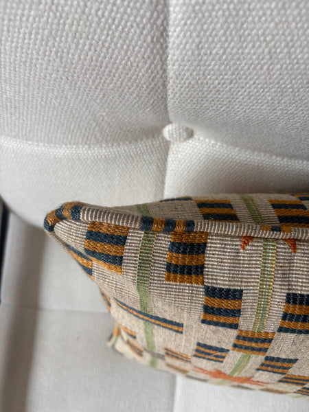 Lumbar cushion in Studio Ashby, Afua in Turmeric