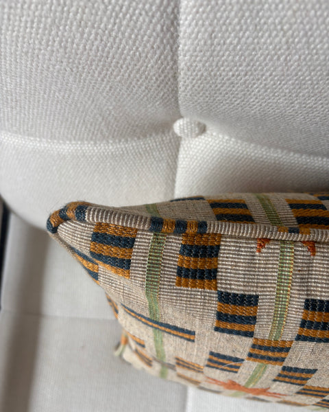 Lumbar cushion in Studio Ashby, Afua in Turmeric