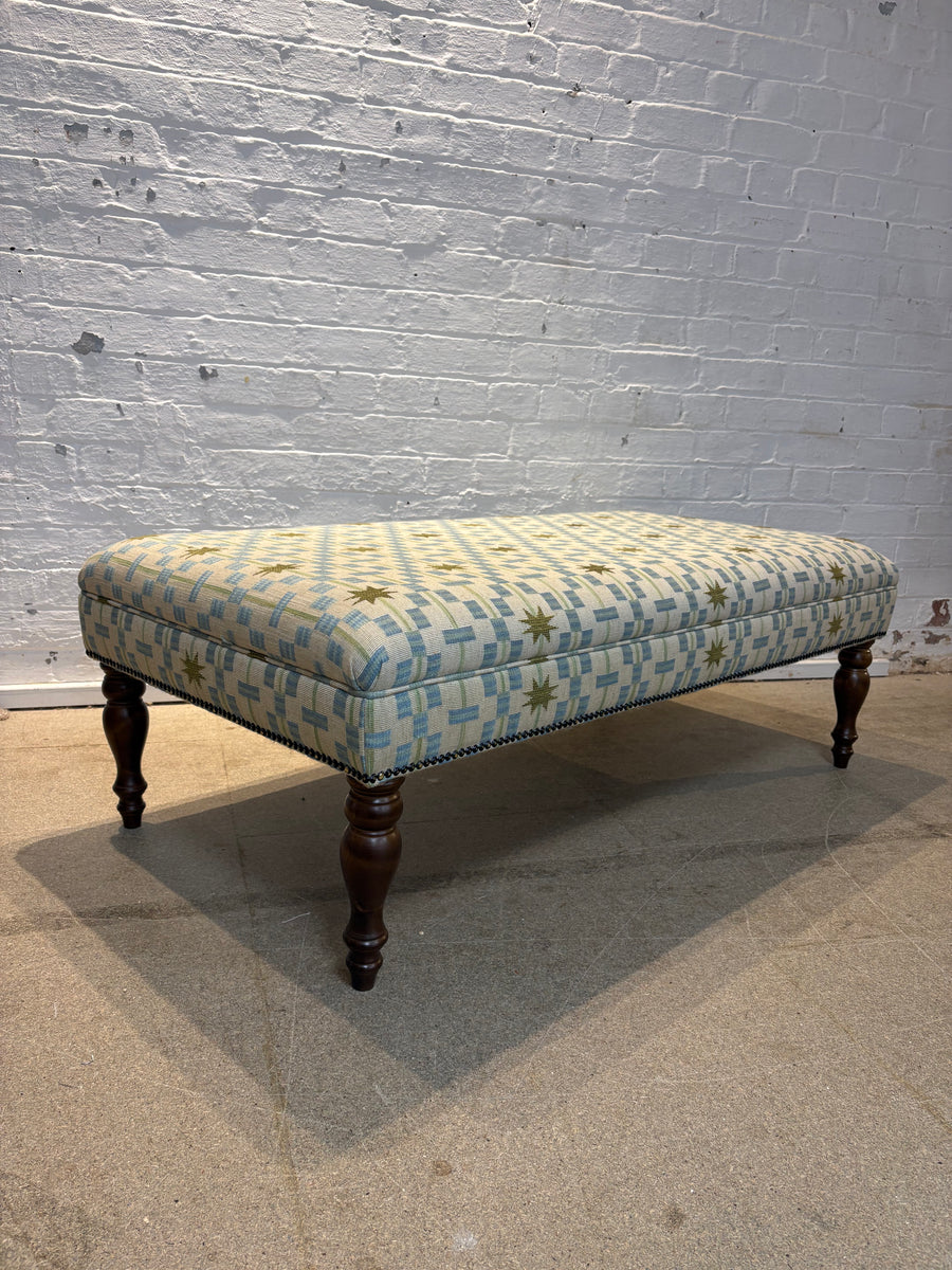 Dorothy Studded Ottoman Footstool