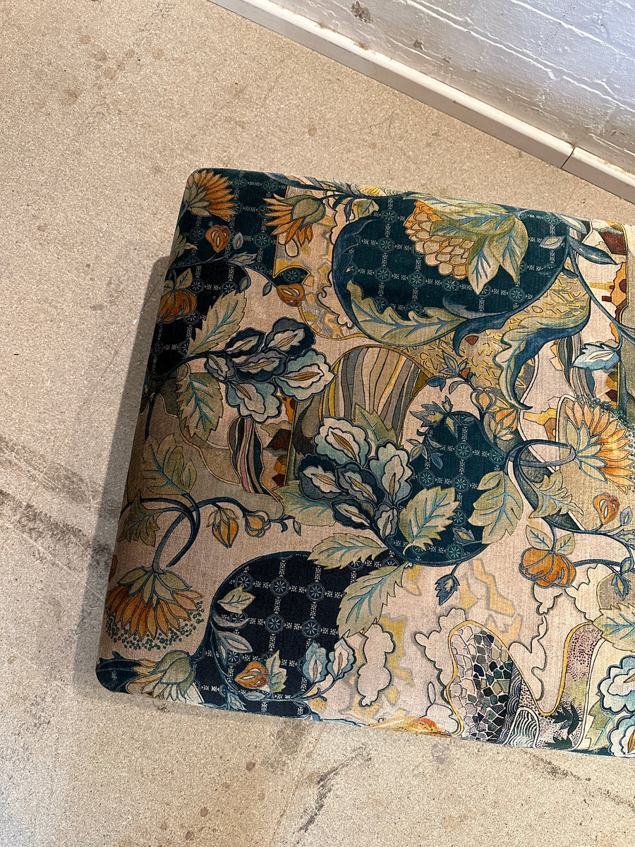 SECONDS Bryher ottoman in Hartfield Velvet