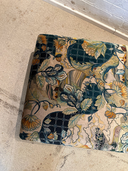 SECONDS Bryher ottoman in Hartfield Velvet