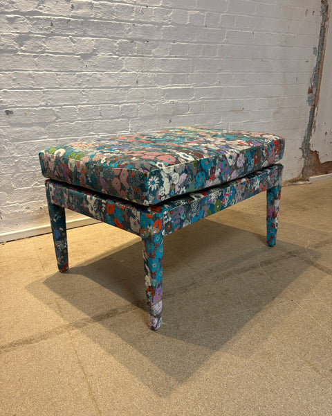 Custom honey lux ottoman in House of Hackney 90 x 65 x 55cm tall