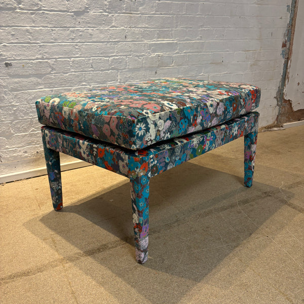 Custom honey lux ottoman in House of Hackney 90 x 65 x 55cm tall