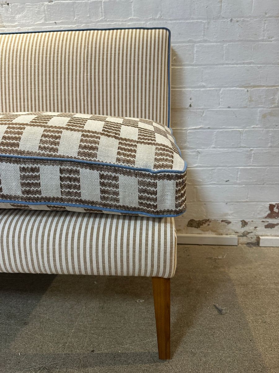 Emily Banquette in Fermoie Cove & Ticking 200cm long