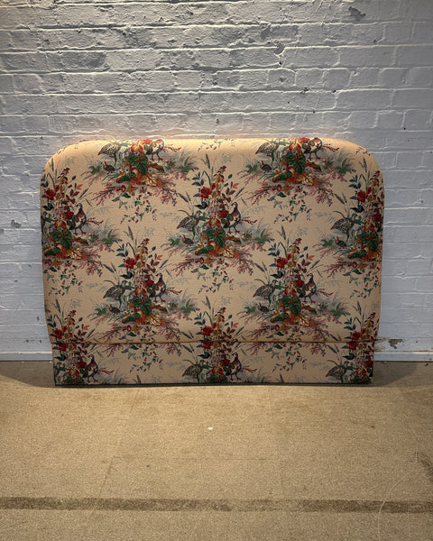 Neve King Headboard  in Schumacher Chintz Multi (fits to wall)