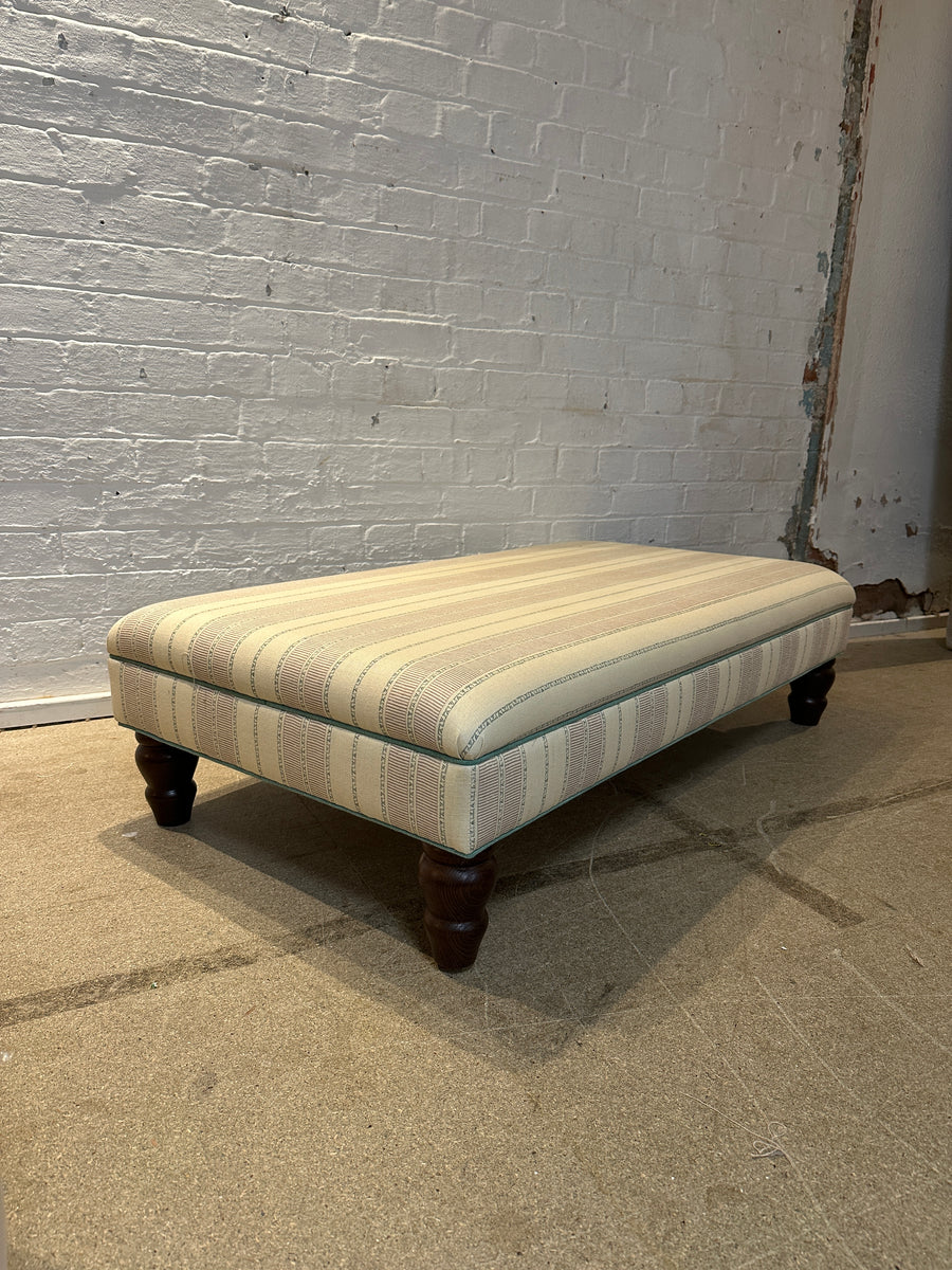 Bryher ottoman in Flora Soames Sifnos Violet