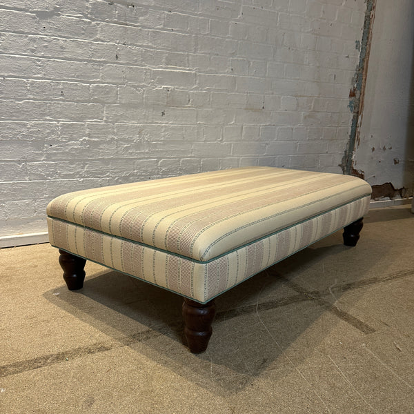 Bryher ottoman in Flora Soames Sifnos Violet