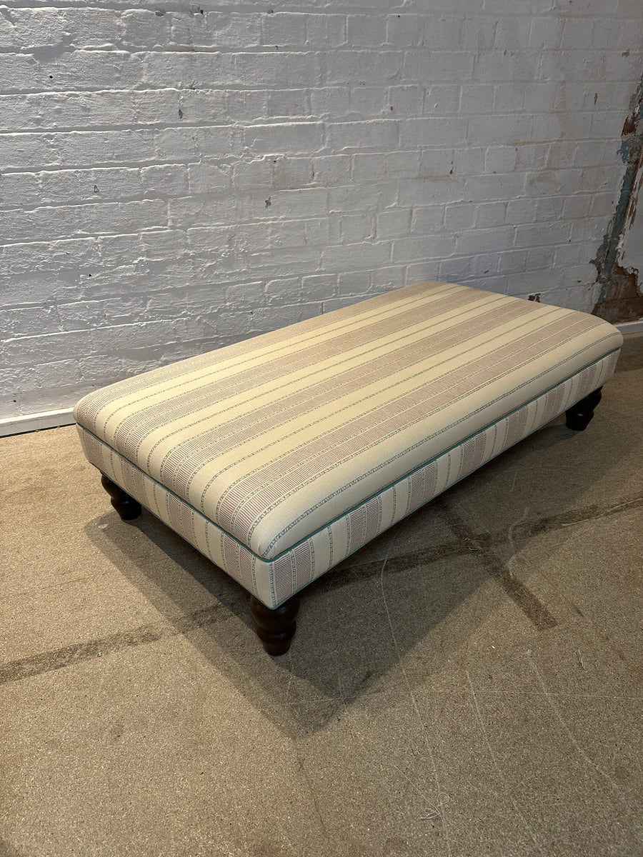 Bryher ottoman in Flora Soames Sifnos Violet