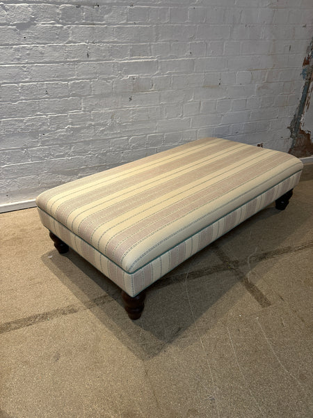 Bryher ottoman in Flora Soames Sifnos Violet