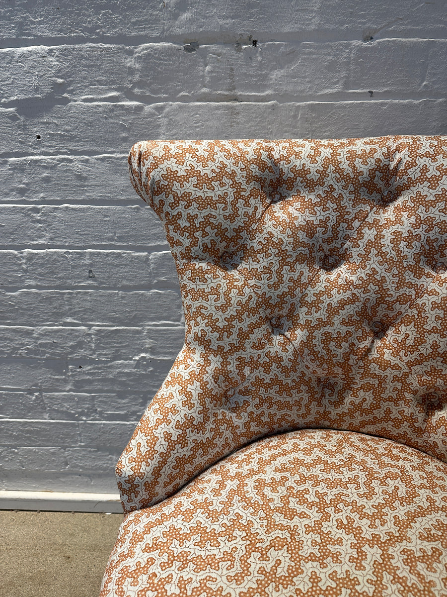 Selma Office Chair in Sanderson Truffle Sandstone