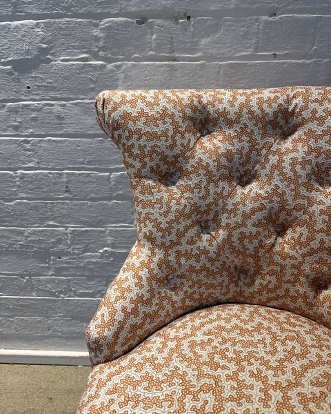 Selma Office Chair in Sanderson Truffle Sandstone