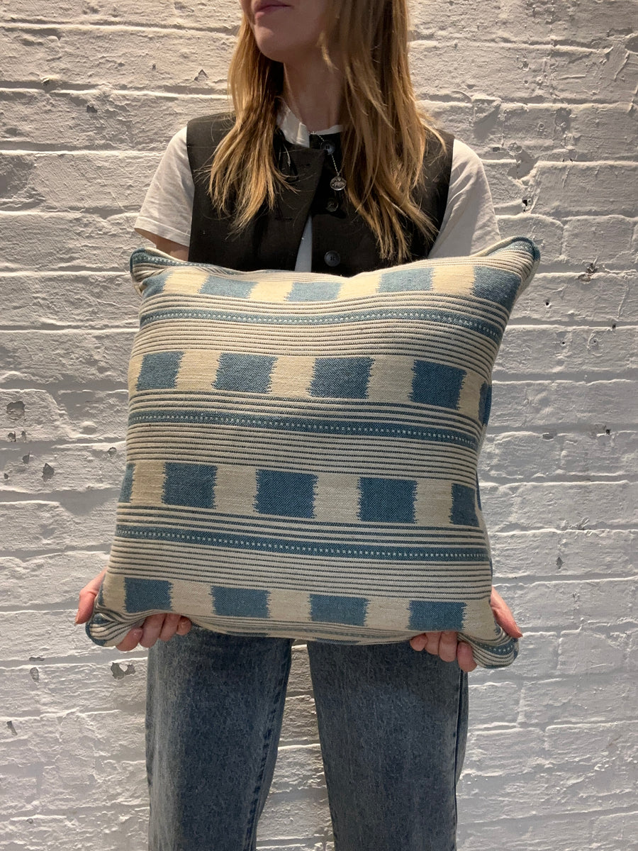 Christopher Farr Lost & Found Denim Square Cushion