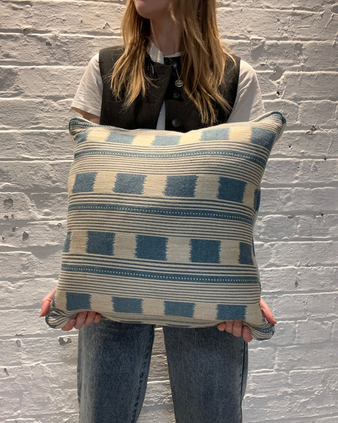 Christopher Farr Lost & Found Denim Square Cushion