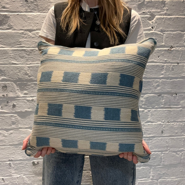 Christopher Farr Lost & Found Denim Square Cushion