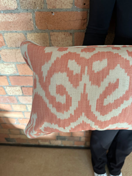 Bolster Cushion 90x35cm in Andrew Martin Otter Coral