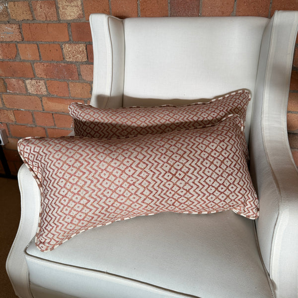 Mini Bolster in Sanderson Cheslyn Sandstone (Price for both)