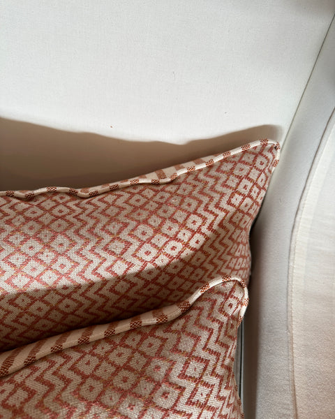 Mini Bolster in Sanderson Cheslyn Sandstone (Price for both)