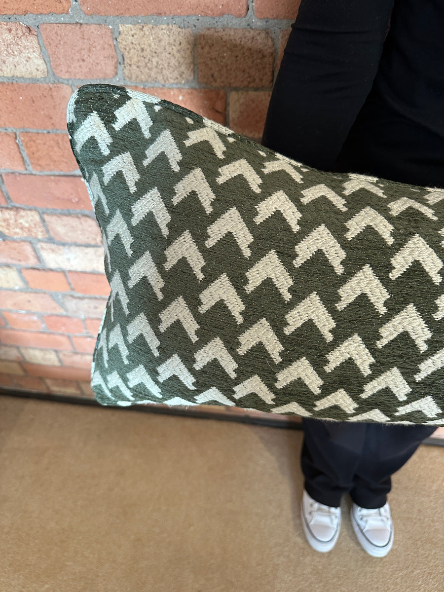 Bolster Cushion 90x35cm in Madeaux Bargello