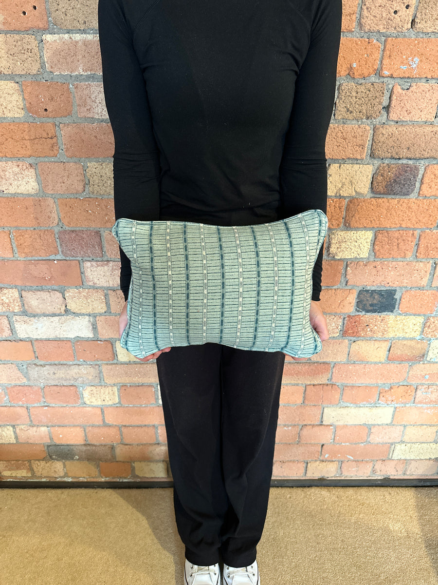 Lumbar cushion in Isabella Worsley Paris Sky