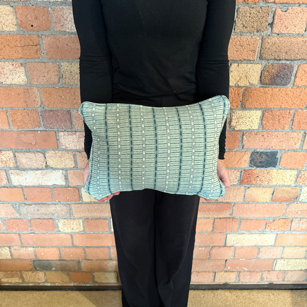 Lumbar cushion in Isabella Worsley Paris Sky