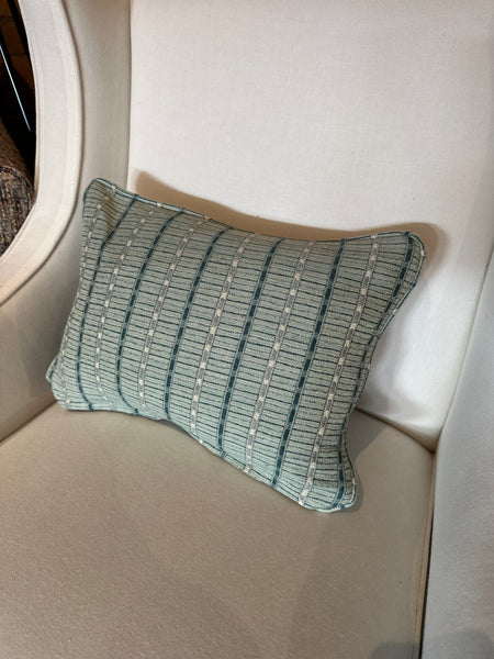 Lumbar cushion in Isabella Worsley Paris Sky