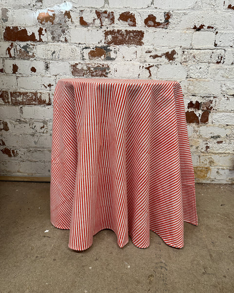 Table & Tablecloth Combo | Red Stripe