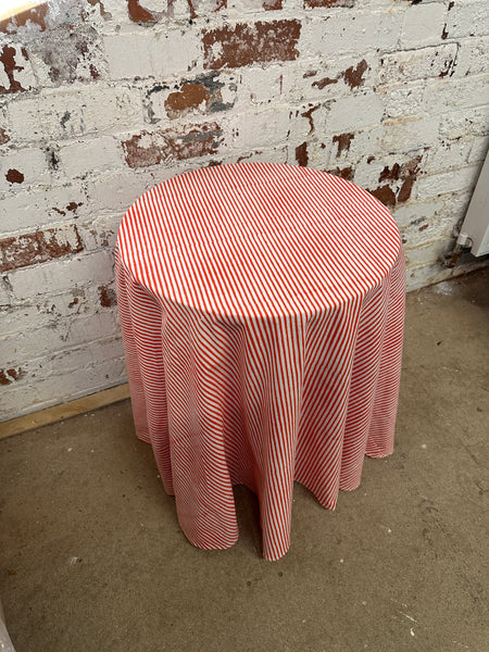 Table & Tablecloth Combo | Red Stripe