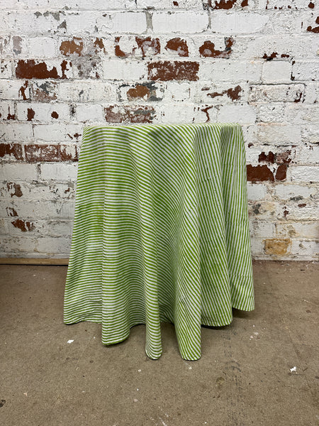 Table & Tablecloth Combo | Green Stripe