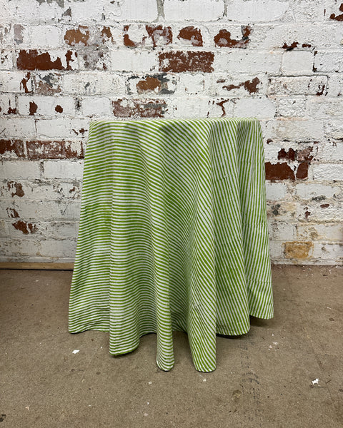 Table & Tablecloth Combo | Green Stripe
