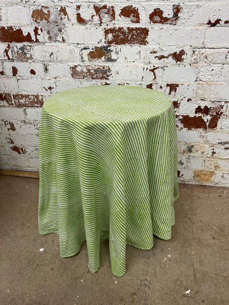 Table & Tablecloth Combo | Green Stripe