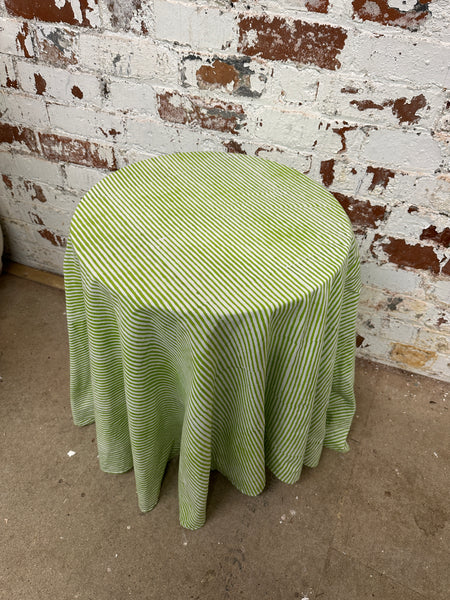 Table & Tablecloth Combo | Green Stripe