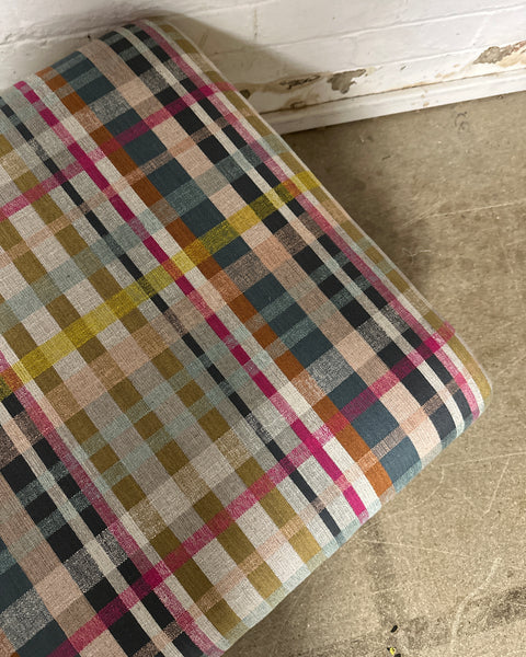 Bryher ottoman in Romo Oxley Multi