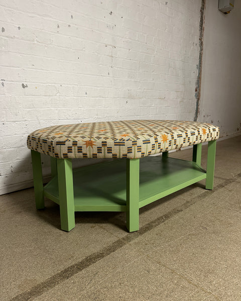 Annie Octagon Ottoman In Any Fabric