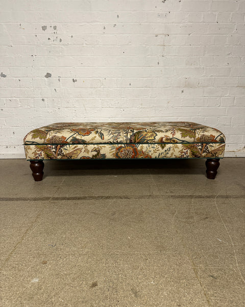 Bryher ottoman in Schumacher Sandoway vine Multi