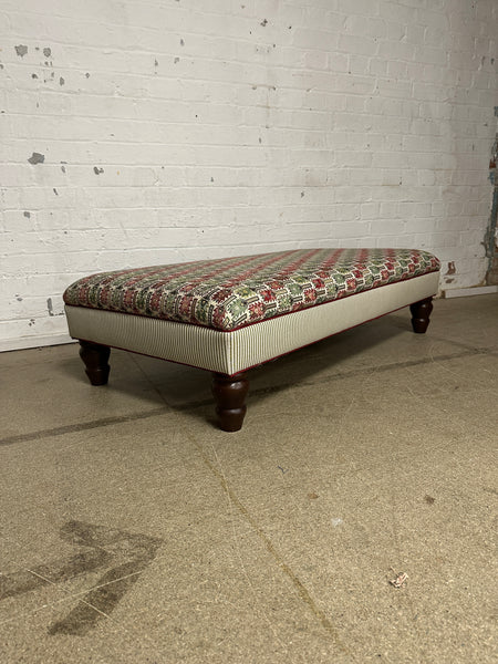 Bryher ottoman in Anatolia Verdigris Multi