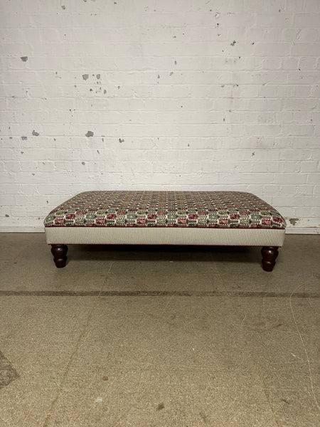 Bryher ottoman in Anatolia Verdigris Multi