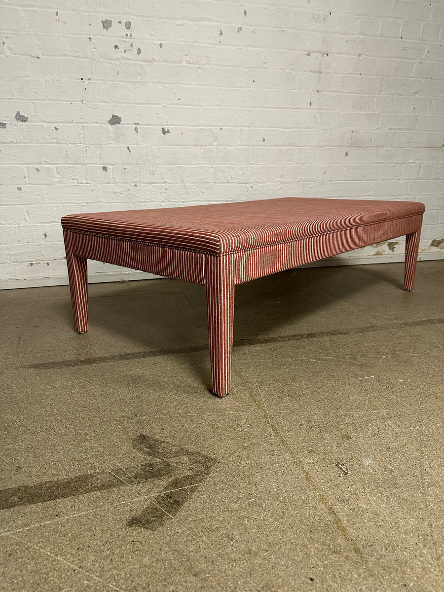 Fermoie Poulton Stripe - Honey ottoman