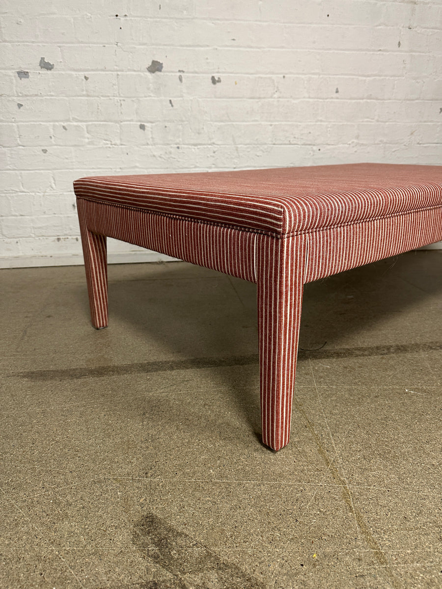 Fermoie Poulton Stripe - Honey ottoman