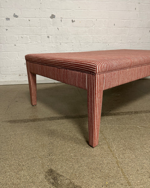 Fermoie Poulton Stripe - Honey ottoman