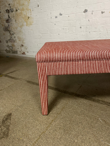 Fermoie Poulton Stripe - Honey ottoman