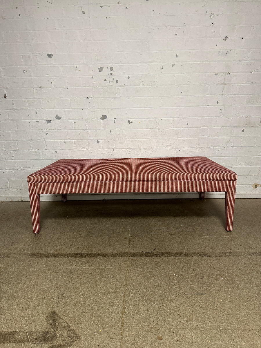 Fermoie Poulton Stripe - Honey ottoman