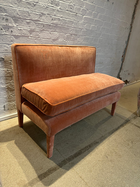 Lucy Covered Leg Banquette