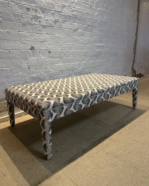 Honey ottoman in Romo Aubin in Chia