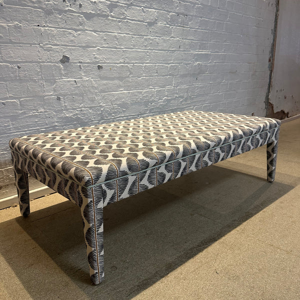 Honey ottoman in Romo Aubin in Chia